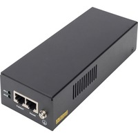 Digitus Inyector PoE++ Gigabit Ethernet, 802.3bt, 85 W negro, 802.3bt, 85 W, Gigabit Ethernet, 10,100,1000 Mbit/s, IEEE 802.3bt, Negro, 100 m, Cortocircuito