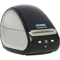 Dymo LabelWriter 550 Impresora de etiquetas | Rotuladora con impresión térmica directa | Reconocimiento automático de etiquetas | Imprime etiquetas de direccionesenvíoscódigos de barras y más negro/Gris, Térmica directa, 300 x 300 DPI, Alámbrico, Negro, Gris