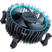 Intel® Laminar RM1 Procesador Ventilador Negro, Azul, Disipador de CPU Ventilador, 600 RPM, 3150 RPM, 29 dB, Negro, Azul