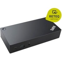 Lenovo 03X7194 base para portátil y replicador de puertos Alámbrico USB 3.2 Gen 1 (3.1 Gen 1) Type-C Negro, Estación de acoplamiento negro, Alámbrico, USB 3.2 Gen 1 (3.1 Gen 1) Type-C, 3,5 mm, 10,100,1000 Mbit/s, Negro