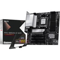 MSI PRO B850M-P WIFI placa base AMD B850 Zócalo AM5 micro ATX negro/Plateado, AMD, Zócalo AM5, AMD Ryzen 7000 Series, AMD Ryzen 8000 Series, AMD Ryzen 9000 Series, Zócalo AM5, DDR5-SDRAM, 256 GB