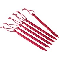 MSR Groundhog Stake Kit, Piquetas rojo