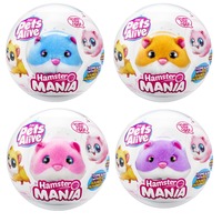 ZURU 9543 Juguetes de peluche, Muñecos Pets Alive 9543, Hámster de juguete, 3 año(s), AAA