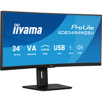 iiyama XCB3494WQSU-B1, Monitor LED negro (mate)