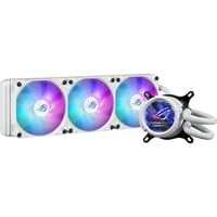 ASUS ROG Strix LC III 360 ARGB White Edition Procesador Sistema de refrigeración líquida todo en uno 12 cm Blanco, Refrigeración por agua blanco, Sistema de refrigeración líquida todo en uno, 12 cm, Blanco