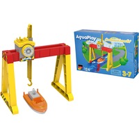 Aquaplay ContainerCrane Set, Ferrocarril amarillo/Rojo, Acción / Aventura, 3 año(s), Rojo, Amarillo