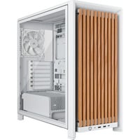 Corsair FRAME 4000D RS Wood, Cajas de torre blanco/Madera