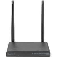 Digitus Receptor HDMI inalámbrico, Alargador de HDMI negro