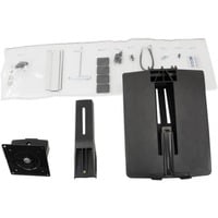Ergotron Kit de conversión WorkFit de monitor y portátil a doble pantalla, Soporte negro