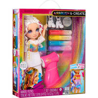 MGA Entertainment Rainbow High Air Brush & Create - Purple Eyes, Muñecos 