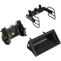 Wiking Juego de herramientas para cargadora frontal A negro, Automóvil de construcción 