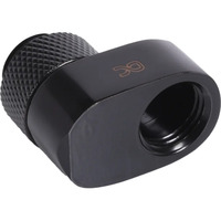 Alphacool Carámbano 16mm acoplamiento giratorio G1/4 macho a G1/4 hembra, Conexión negro