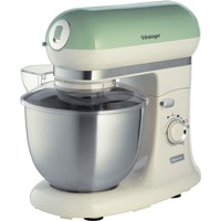 Ariete 1588/04 Batidora de varillas 1200 W Verde, Robot de cocina verde claro/Crema, Batidora de varillas, Verde, Amasar, Mezcla, 5,5 L, Giratorio, Acero inoxidable