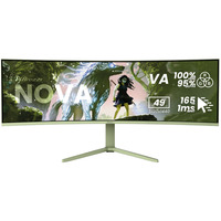 Arozzi AZ-NO-49TUW165, Monitor de gaming verde
