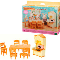 EPOCH Traumwiesen Sylvanian Families - Comedor de casa de campo, Juegos de construcción 