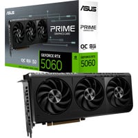 ASUS Prime -RTX5060-O8G NVIDIA GeForce RTX 5060 8 GB GDDR7, Tarjeta gráfica GeForce RTX 5060, 8 GB, GDDR7, 128 bit, 7680 x 4320 Pixeles, PCI Express 5.0