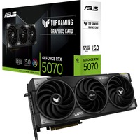 ASUS TUF Gaming TUF-RTX5070-12G-GAMING NVIDIA GeForce RTX 5070 12 GB GDDR7, Tarjeta gráfica GeForce RTX 5070, 12 GB, GDDR7, 192 bit, 7680 x 4320 Pixeles, PCI Express 5.0
