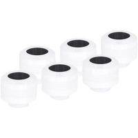 Alphacool Eiszapfen PRO 13mm HardTube Conector roscado G1/4 - Blanco, Conexión blanco/Negro