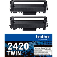 Brother TN-2420TWIN cartucho de tóner 2 pieza(s) Original 3000 páginas, 2 pieza(s)