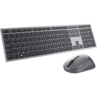 Dell KM7321W teclado Ratón incluido RF Wireless + Bluetooth QWERTZ Alemán Gris, Titanio, Juego de escritorio titanio/Negro, Completo (100%), RF Wireless + Bluetooth, QWERTZ, Gris, Titanio, Ratón incluido