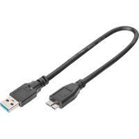 Digitus Cable de conexión USB 3.2 Gen 1 USB-A > Micro USB-B negro