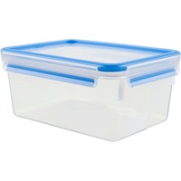 Emsa 508546 recipiente de almacenar comida Rectangular Caja 3,7 L Transparente 6 pieza(s) transparente/Azul, Caja, Rectangular, 3,7 L, Transparente, Polipropileno (PP), Elastómero termoplástico (TPE), Alemania