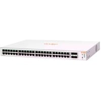 Hewlett Packard Enterprise Aruba Instant On 1830 48G 4SFP Gestionado L2 Gigabit Ethernet (10/100/1000) 1U, Interruptor/Conmutador Gestionado, L2, Gigabit Ethernet (10/100/1000), Bidireccional completo (Full duplex), Montaje en rack, 1U