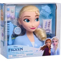Just Play Disney Frozen 2 Básico Cabeza de Estilismo Elsa, Cabeza de maquillaje y peluquería 