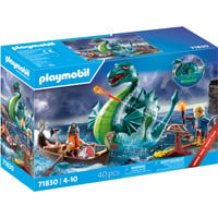 PLAYMOBIL Historia Vikingos con monstruo marino, Juegos de construcción 