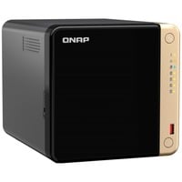 QNAP TS-464 NAS Torre Intel® Celeron® N5095 8 GB DDR4 0 TB QNAP QTS Negro negro, NAS, Torre, Intel® Celeron®, N5095, 8 GB, DDR4
