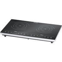 Rommelsbacher CT 3410/IN hobs Negro, Blanco Encimera Con placa de inducción 2 zona(s), Placa de cocción negro/Plateado, Negro, Blanco, Encimera, Con placa de inducción, Vidrio y cerámica, 2 zona(s), 1400 W