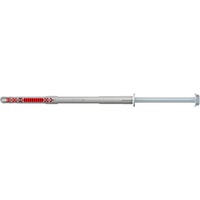 fischer Taco de vástago largo DuoXpand 10x230 FUS, Pasador gris claro/Rojo
