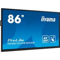 iiyama TE8612MIS-B3AG, Pantalla de gran formato negro (mate)