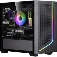 ALTERNATE PC para juegos • RTX 5060 • AMD Ryzen™ 5 5600 • 16 GB RAM, Gaming-PC negro/Transparente