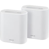 ASUS EBM68(2PK) – Expert Wifi Tribanda (2,4 GHz/5 GHz/5 GHz) Wi-Fi 6 (802.11ax) Blanco 3 Interno, Punto de acceso de malla blanco, Blanco, Interno, Enrutador de malla, Poder, Tribanda (2,4 GHz/5 GHz/5 GHz), Wi-Fi 6 (802.11ax)