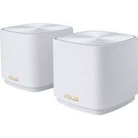 ASUS ZenWiFi XD4 Plus AX1800 2 Pack Doble banda (2,4 GHz / 5 GHz) Wi-Fi 6 (802.11ax) Blanco Interno, Enrutador de malla blanco, Blanco, Interno, Enrutador de malla, Poder, 306,58 m², Doble banda (2,4 GHz / 5 GHz)
