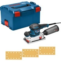 Bosch 0 601 292 901 lijadora portátil Lijadora orbital 11000 RPM 22000 OPM azul, Lijadora orbital, Abrazadera/Velcro, 11000 RPM, 16000 OPM, 22000 OPM, 2,4 mm