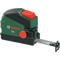 Bosch Cinta métrica 5m + clip para lápiz verde/Negro