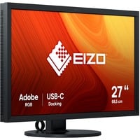 EIZO ColorEdge CS2731 pantalla para PC 68,6 cm (27") 2560 x 1440 Pixeles Quad HD LCD Negro, Monitor LED negro, 68,6 cm (27"), 2560 x 1440 Pixeles, Quad HD, LCD, 16 ms, Negro