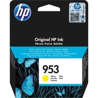 HP Cartucho de tinta Original 953 amarillo Rendimiento estándar, Tinta a base de pigmentos, 9 ml, 630 páginas, 1 pieza(s), Pack individual