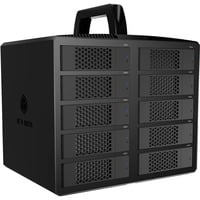 ICY BOX IB-3710-CU31, Caja de unidades negro