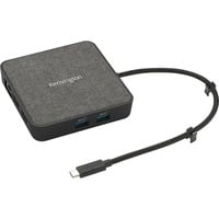 Kensington Replicador de puertos portátil USB4 MD120U4, Estación de acoplamiento Alámbrico, USB4, 100 W, 10,100,1000,2500 Mbit/s, Negro, 10 Gbit/s