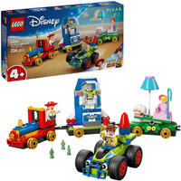 LEGO Disney Tren de Celebración de Toy Story y Coche RC, Juegos de construcción Juego de construcción, 4 año(s), Plástico, 206 pieza(s), 526 g