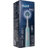 Procter & Gamble Pro 1 Cross Action Adulto Cepillo dental giratorio Azul, Blanco, Cepillo de dientes eléctrico azul, Adulto, Cepillo dental giratorio, Cuidados diarios, Sensible, Blanqueador, Azul, Blanco, 2 min, Azul
