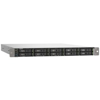QNAP TS-h1090FU NAS Bastidor (1U) EPYC 7232P 64 GB DDR4 0 TB QuTS hero Negro, Gris NAS, Bastidor (1U), EPYC, 7232P, 64 GB, DDR4