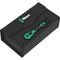 Wera Caja textil para Zyklop Comfort 1/4", vacía, Bolsa negro