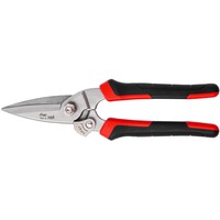 BESSEY Tijeras combinadas D52-2, con mango 2K negro/Rojo