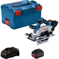 Bosch GKS 18V-57-2 L PROFESSIONAL 16,5 cm Negro, Azul, Plata 5000 RPM, Sierra circular azul/Negro, Madera, Negro, Azul, Plata, Sin escobillas, 16,5 cm, 5000 RPM, 5,7 cm