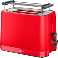 Bosch TAT3M124 tostadora 2 rebanada(s) 950 W Rojo rojo, 2 rebanada(s), Rojo, Plástico, Giratorio, 950 W, 220 - 240 V