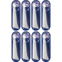 Braun Oral-B iO Blanco Radiante 8 unidades, Cabezal de cepillo blanco